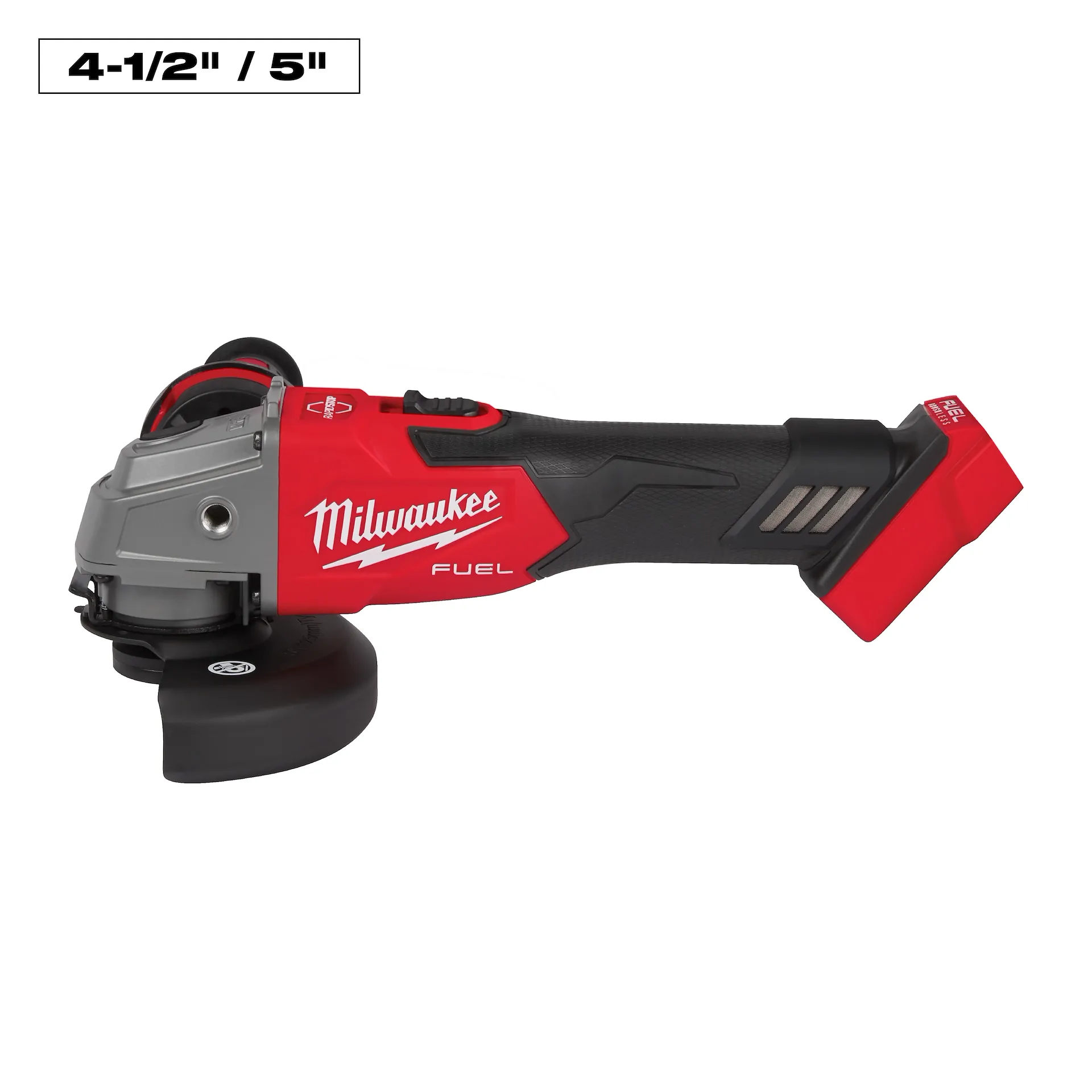 M18 FUEL™ 4-1/2" / 5" Braking Grinder Slide Switch, Lock-On